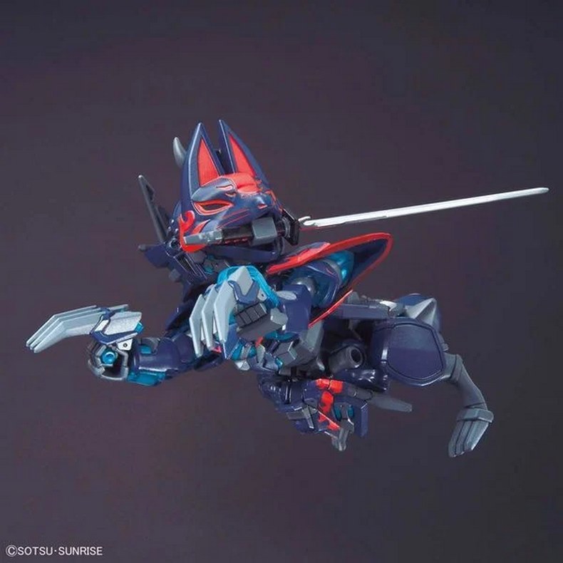 Mô hình Gundam Danh tướng thế giới cũng vinh danh Ninja thông qua mẫu Sasuke Delta Gundam