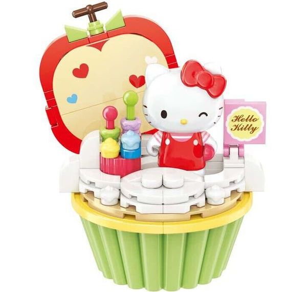 Keeppley Sanrio Apple Cupcake Hello Kitty K20813 đẹp mắt dễ thương nhựa abs an toàn giá rẻ chất lượng tốt chính hãng mua làm quà tặng cho bé nhỏ trẻ em con cái bạn bè gia đình