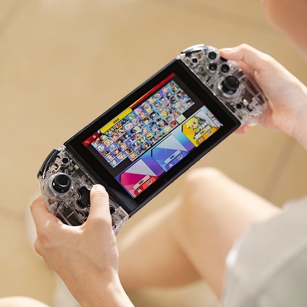 review tay cầm IINE Split Pad Pro Joy-con cho Nintendo Switch Trong Suốt