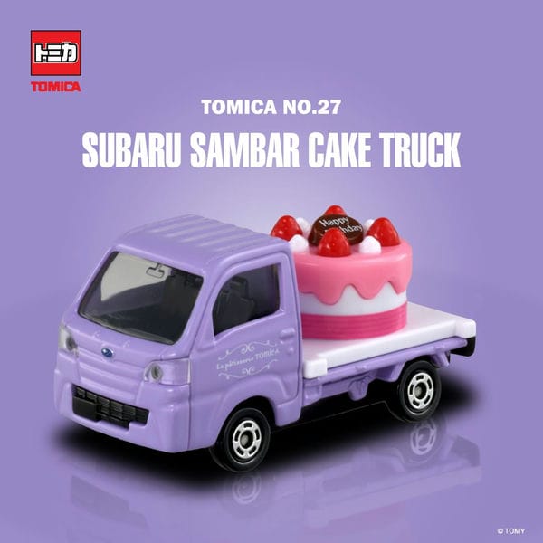 Đặt mua xe mô hình đồ chơi Tomica No. 27 Subaru Sambar Cake Truck giao nhanh giá rẻ