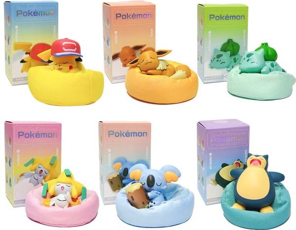Cửa hàng đồ chơi bán Mô hình Pokemon Starry Dream nằm ngủ đáng yêu Pikachu, Jirachi, Eevee, Komala, Snorlax, Bulbasaur đẹp mắt giá rẻ chất lượng tốt có giao hàng