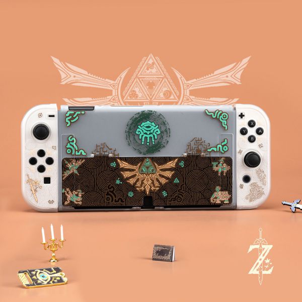 Ốp lưng silicon cho Nintendo Switch OLED hình Zelda Tears of the Kingdom