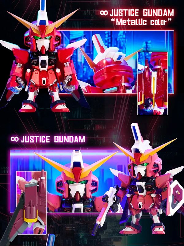 hộp mù QMSV Mini Strike Freedom Gundam & Infinity Justice Gundam Blind Box độc lạ