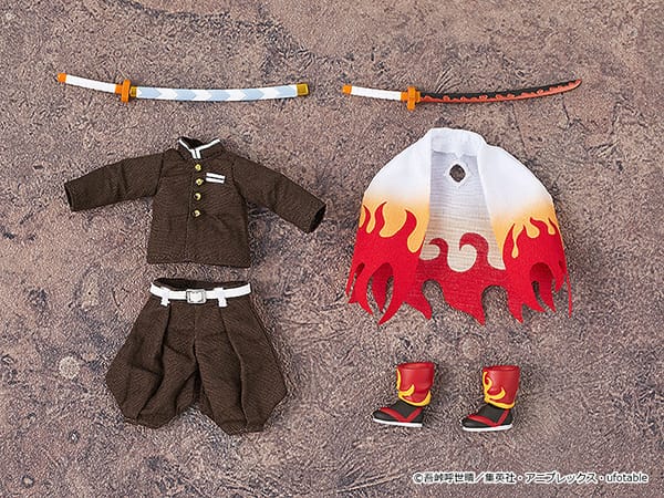 Mua đồ chơi trang phục quần áo Viêm Trụ Rengoku Kyojuro Kimetsu no Yaiba cho Doll