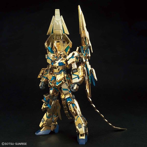 cách lắp robot RX-0 Unicorn Gundam 03 Phenex Destroy Mode Narrative Ver Gold Coating hguc