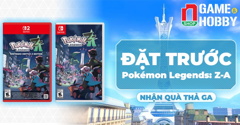 Đặt trước Pokemon Legends Z-A tại nShop Nhận quà tặng độc quyền, đảm bảo có game sớm!