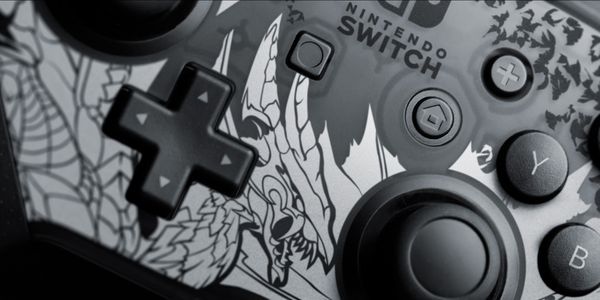 chơi game pc tay cầm Nintendo Switch Pro Controller Monster Hunter Rise Sunbreak Edition