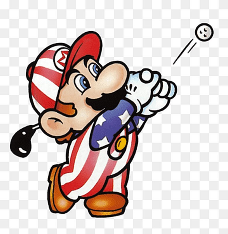 Bộ đồ truyền kỳ của Mario trong NES Open Tournament Golf