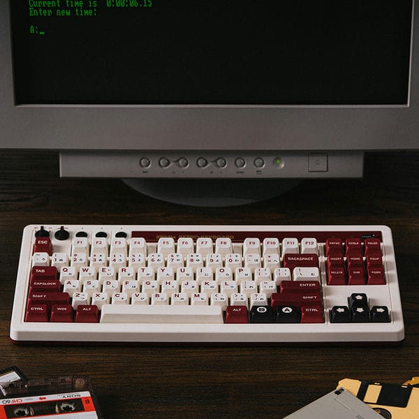 Bàn phím cơ 8BitDo Retro Mechanical Keyboard - Fami Edition TKL 87 phím 75% nhỏ gọn