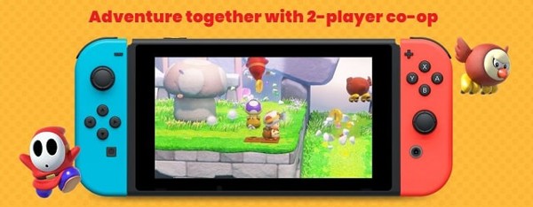 captain toad update chơi 2 người game co-op