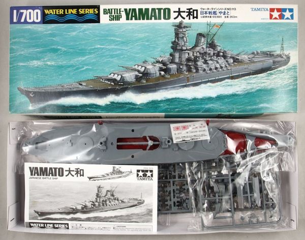 cách sơn mô hình chiến hạm Japanese Battleship Yamato 1/700 Tamiya 31113