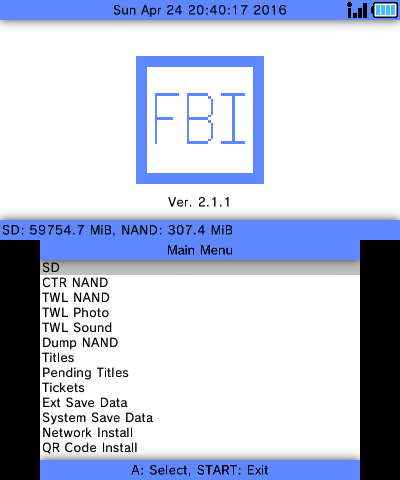 Chương trình FBI 3DS