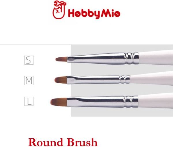 Mua Cọ sơn vẽ mô hình Hobby Mio Round Brush dụng cụ cao cấp, chính hãng, giá rẻ, đầu cọ bền mềm mượt mua custon tùy biến mô hình gundam gunpla mô hình nhựa