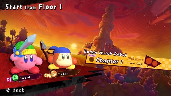 cốt truyện Kirby Fighters 2 nintendo switch