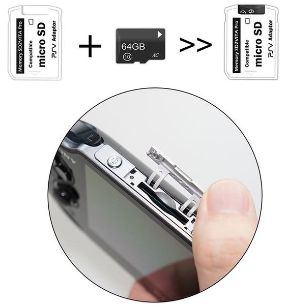 cửa hàng game ban SD2Vita Pro adapter microSD cho PS Vita