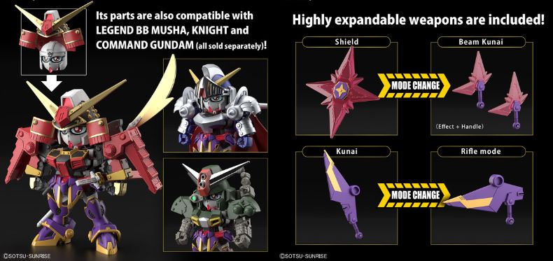 custom F-Kunoichi Kai SD Gundam Cross Silhouette nShop