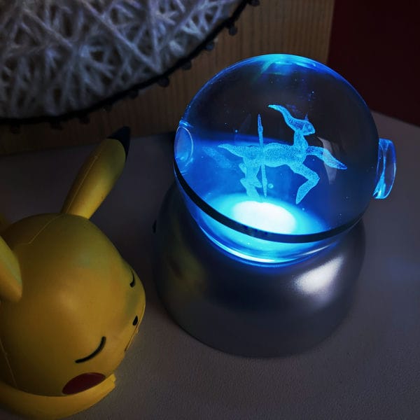Đèn LED RGB trang trí hình quả cầu PokeBall Pokemon Acerus
