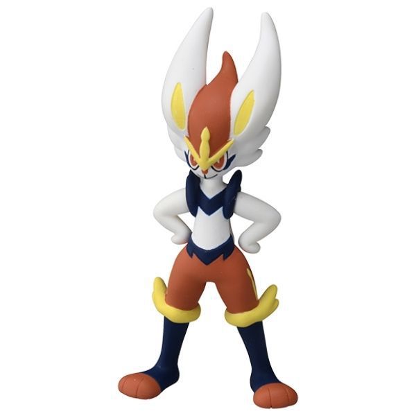 Figure mô hình Pokemon Aceburn - Cinderace chính hãng Takara Tomy