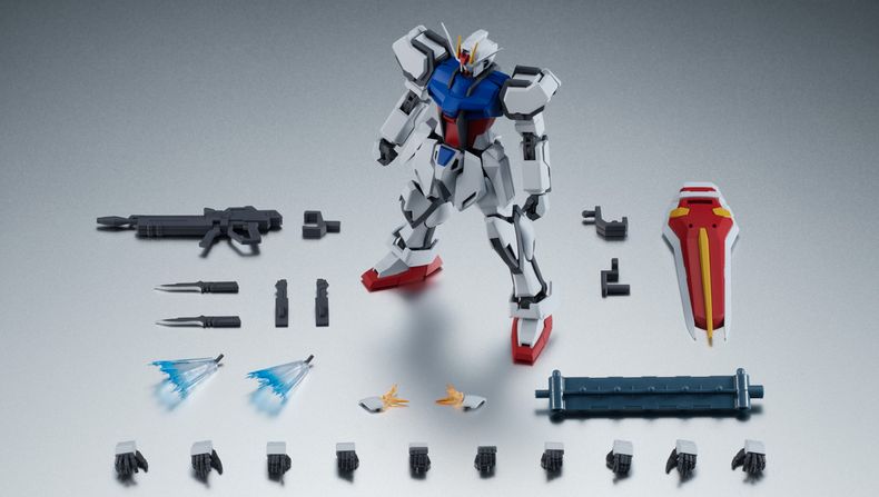 GAT-X105 Strike Gundam ver. A.N.I.M.E ROBOT SPIRITS SIDE MS full set