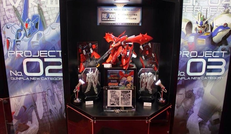 Gundam Full Mechanics RE 100 MG khác biệt