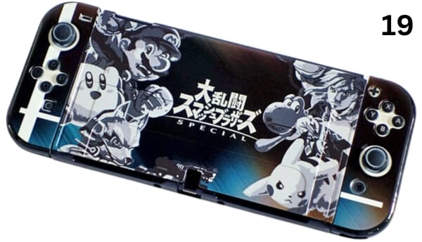 Case ốp in hình bảo vệ Nintendo Switch OLED tặng kèm bảo vệ Joy-con Super Smash Bros