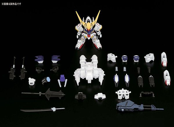 Bộ đồ chơi lắp ráp Gundam Barbatos DX Set - SD BB - Mô hình chính hãng Bandai