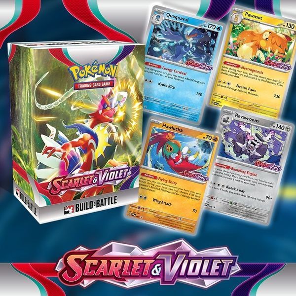 hướng dẫn chơi bài Pokemon TCG Scarlet & Violet Build & Battle Box
