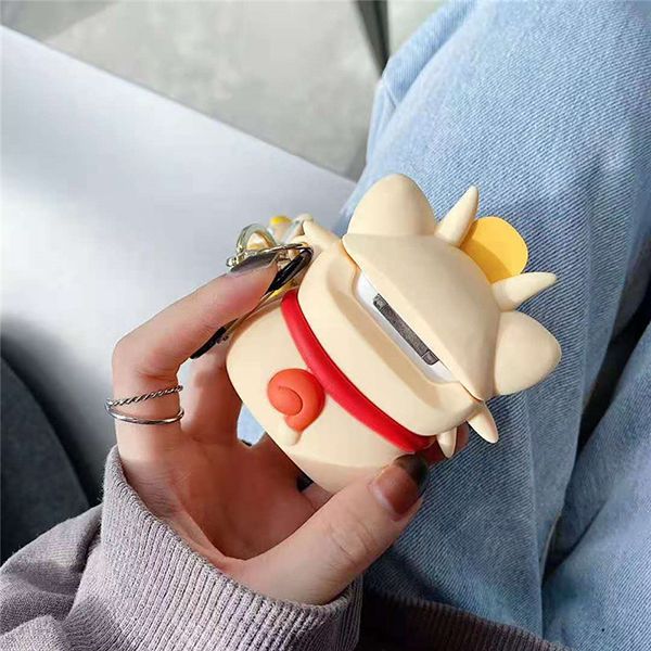 Shop phụ kiện iPhone Case bảo vệ AirPods hình Pokemon Pikachu Meowth Maneki Neko