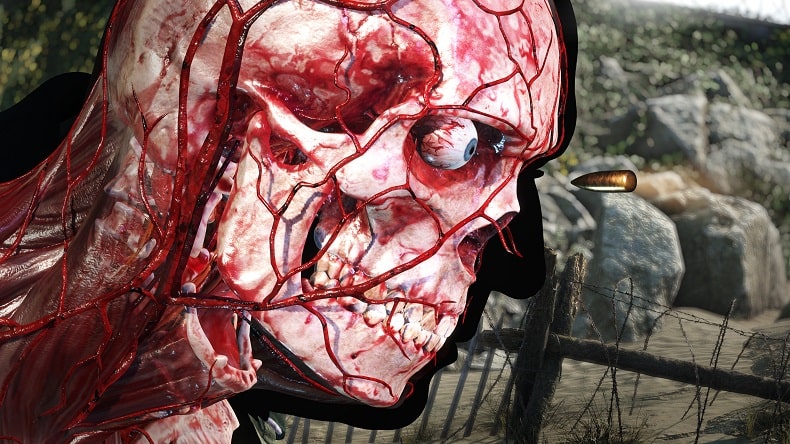 Mãn nhãn với Kill Cam Sniper Elite bắn súng xuyên sọ
