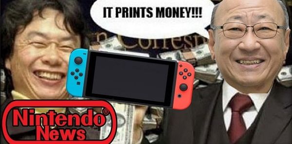 Máy Switch in tiền cho Nintendo