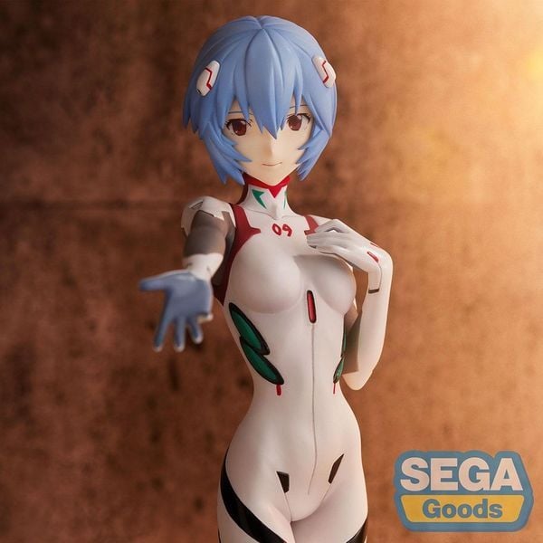 Rei Ayanami Hand Over Momentary White Evangelion SPM Figure Sega chất lượng cao