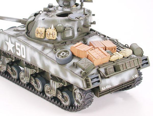 mô hình quân sự US Medium Tank M4A3 Sherman 75mm Gun 1-35 Tamiya 35250