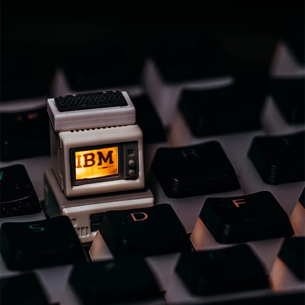 Mua keycap xuyên led retro hình máy tính IBM giá rẻ