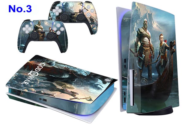 Skin dán trang trí God of War 4 cho máy PS5 Standard Dualsense Controller