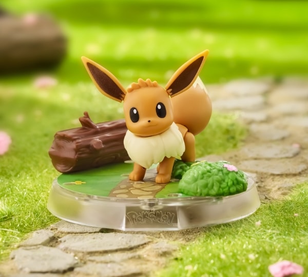 Mô Hình Pokemon Eevee Blokees Classic Ver S 74002 góc nhìn cận cảnh chi tiết sắc nét