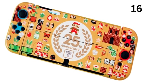 Case ốp in hình bảo vệ Nintendo Switch OLED tặng kèm bảo vệ Joy-con Super Mario