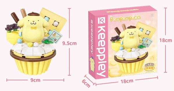 Shop bán Keeppley Sanrio Banana Cupcake Pompompurin K20816 đẹp mắt dễ thương nhựa abs an toàn giá rẻ chất lượng tốt chính hãng có giao hàng toàn quốc nhiều ưu đãi mua làm quà tặng
