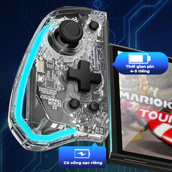 Shop chuyên phụ kiện tay cầm chơi game giá tốt chính hãng IINE Joy-con Split Pad Pro Elite Plus cho Nintendo Switch OLED