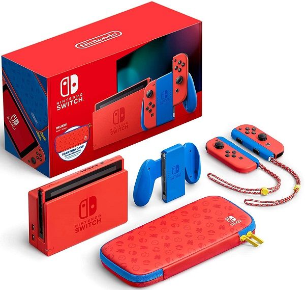 nintendo switch mario red and blue edition full