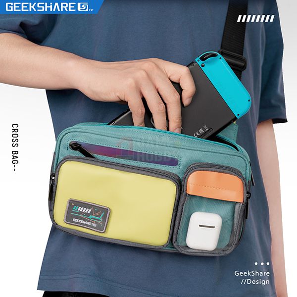Nintendo Switch Túi đeo chéo Hiker Cross Bag nam nữ chính hãng GeekShare