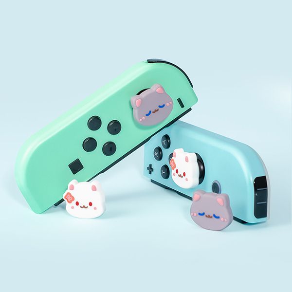 Núm bọc cao su hình Kitten & Rabbit cho Nintendo Switch