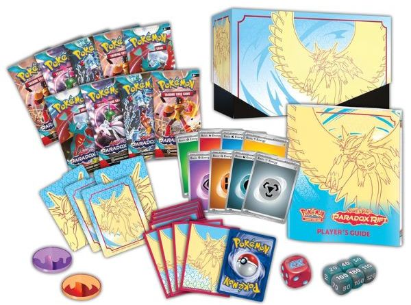 Shop bán thẻ bài Pokemon TCG Scarlet & Violet Paradox Rift Elite Trainer Box Roaring Moon hàng thật chính hãng nhiều thẻ hiếm mạnh bổ sung bộ sưu tập của bạn