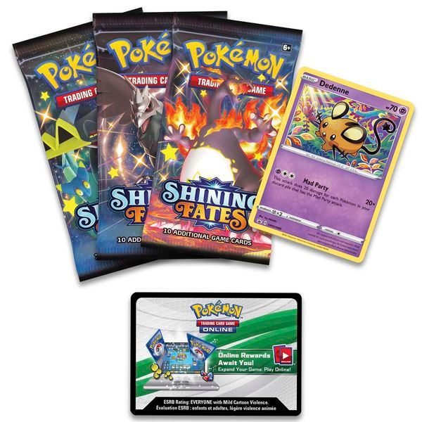 cửa hàng bán Pokemon TCG Shining Fates Mad Party Pin Collection Dedenne