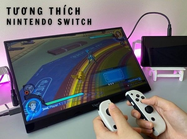 Màn hình di động Portable Monitor ViewSonic chính hãng Việt Nam cho Nintendo Switch