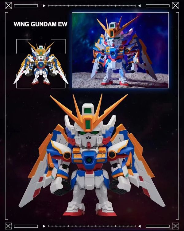 phân biệt mô hình QMSV Mini Wing Gundam Zero EW real