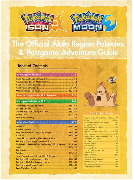 Pokedex Pokemon Sun  Moon Alola Pokedex  Postgame Guide vietnam