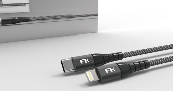 review Cáp sạc iPhone Air Lightning to USB-C Cable Feeltek màu đen