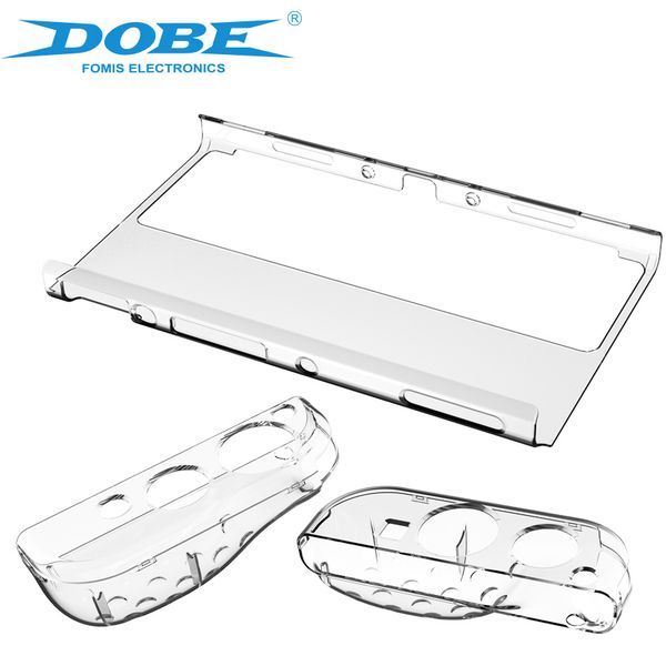 review case ốp trong suốt DOBE có grip cho Nintendo Switch OLED TNS-1173