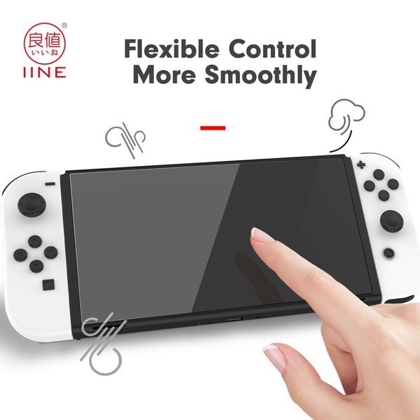 review dán cường lực IINE bảo vệ màn hình Nintendo Switch OLED