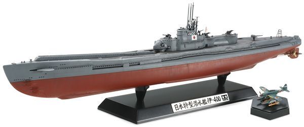 review mô hình Japanese Navy Submarine I-400 1/350 Tamiya 78019